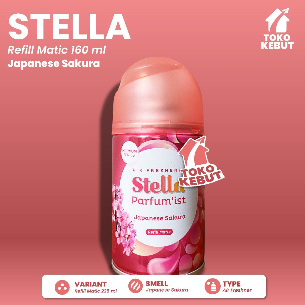 Stella Parfum'ist Matic Refil 160 ml | Pengharum Ruangan Elektrik spray aerosol semprot