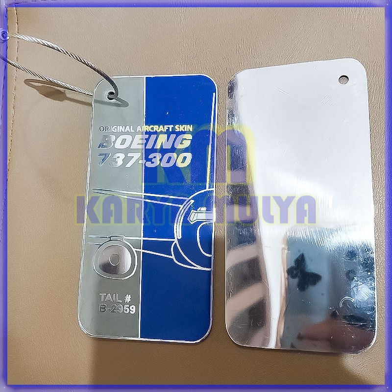 Gantungan Kunci Pesawat Ganci Pesawat Boeing 737 - KM