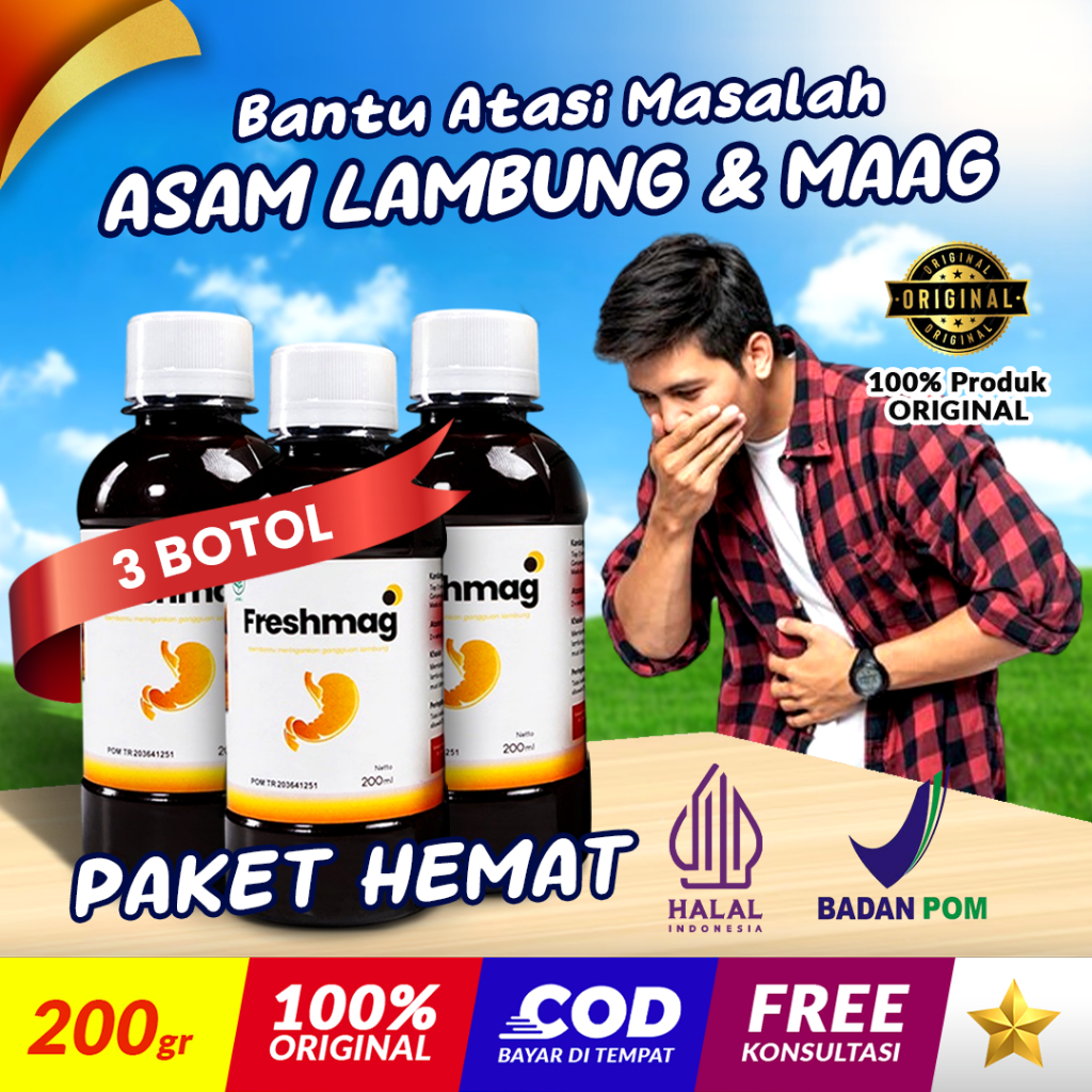 

Madu Herbal Alami FRESHMAG Natural Honey Obat Masalah Perut Paket Tuntas 3 Botol ORIGINAL