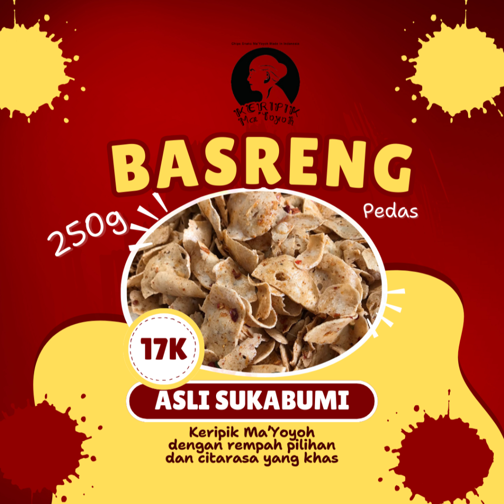 

Basreng Pedas Daun Jeruk Ma Yoyoh 250g Cemilan Basreng Pedas