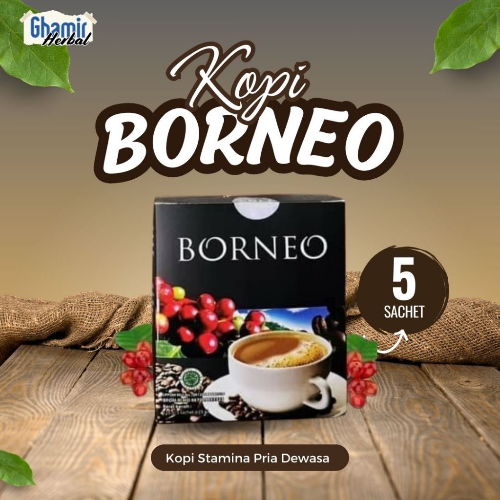 

Kopi Borneo Kopi Penambah Stamina Pria Isi 5 sachet