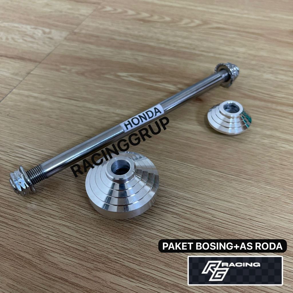 PAKET BOSHING DAN AS RODA DEPAN PROBOLT KROME PLUS BOSHING GIRBOX TROMOL DEPAN MOTOR BEAT SCOOPY VAR
