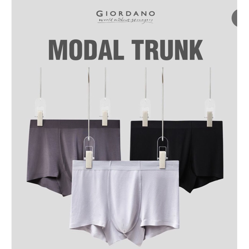 GIORDANO Men Trunks Fit Brief (3 packs) - Mix | CELANA DALAM PRIA GIORDANO
