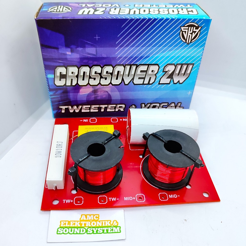 KIT CROSSOVER 2 WAY TWEETER + VOKAL MERK SKY CROSSOVER PASIF 2 WAY