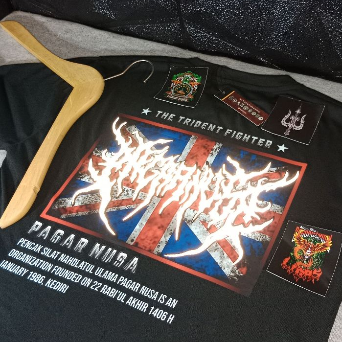 KAOS PAGAR NUSA MENYALA IPSNU BLACK PN GASMI DISTRO KATUN PLASTISOL ARPANSA SILAT IPSI SENYAPN