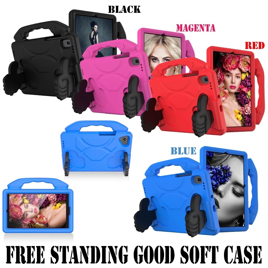 Hard Case Samsung Galaxy Tab A8 2022 X200/X205 Free Standing Good Thumb Soft Case