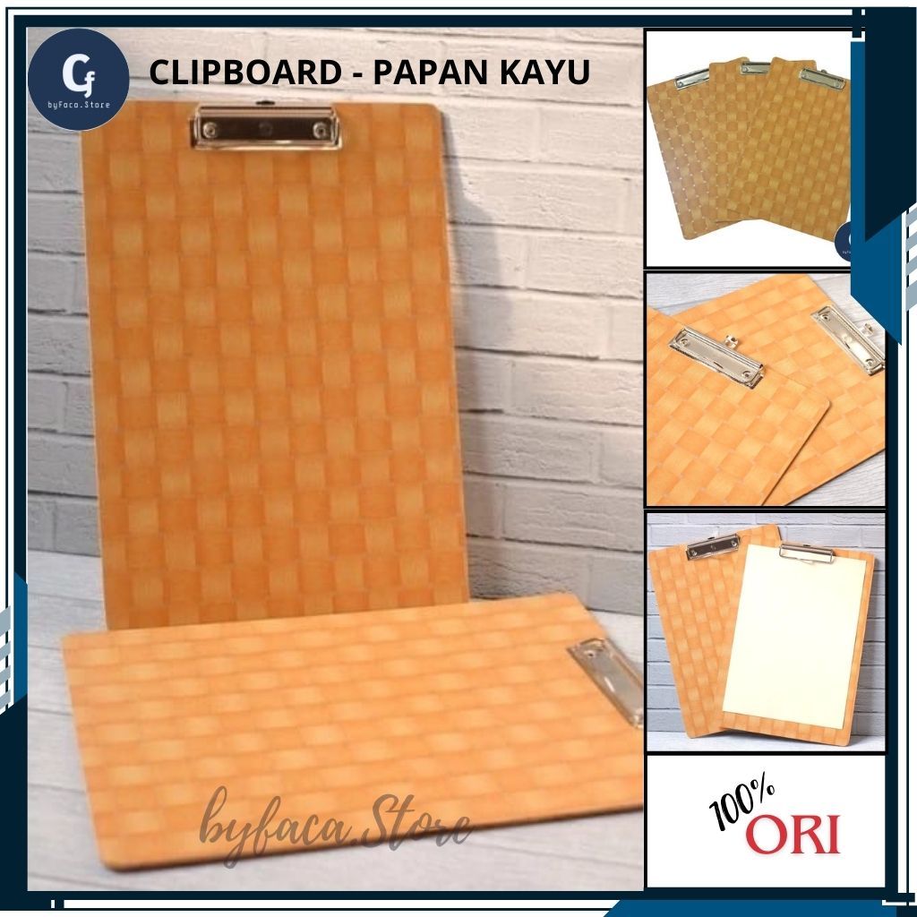 

[byfaca.store] - Clipboard Papan Ujian/ Bahan Kayu Dengan Tebal 3 mm - Murah
