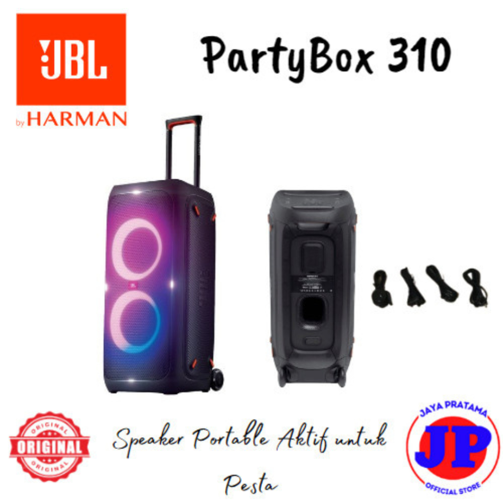 JBL PartyBox310 Speaker Portable with Bluetooth Original PartyBox 310