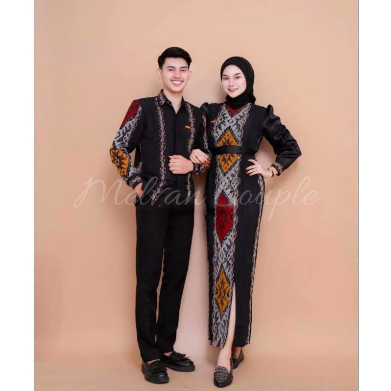 BAJU TENUN COUPLE - COUPLE DRESS KARTINI - COUPLE TENUN PASANGAN