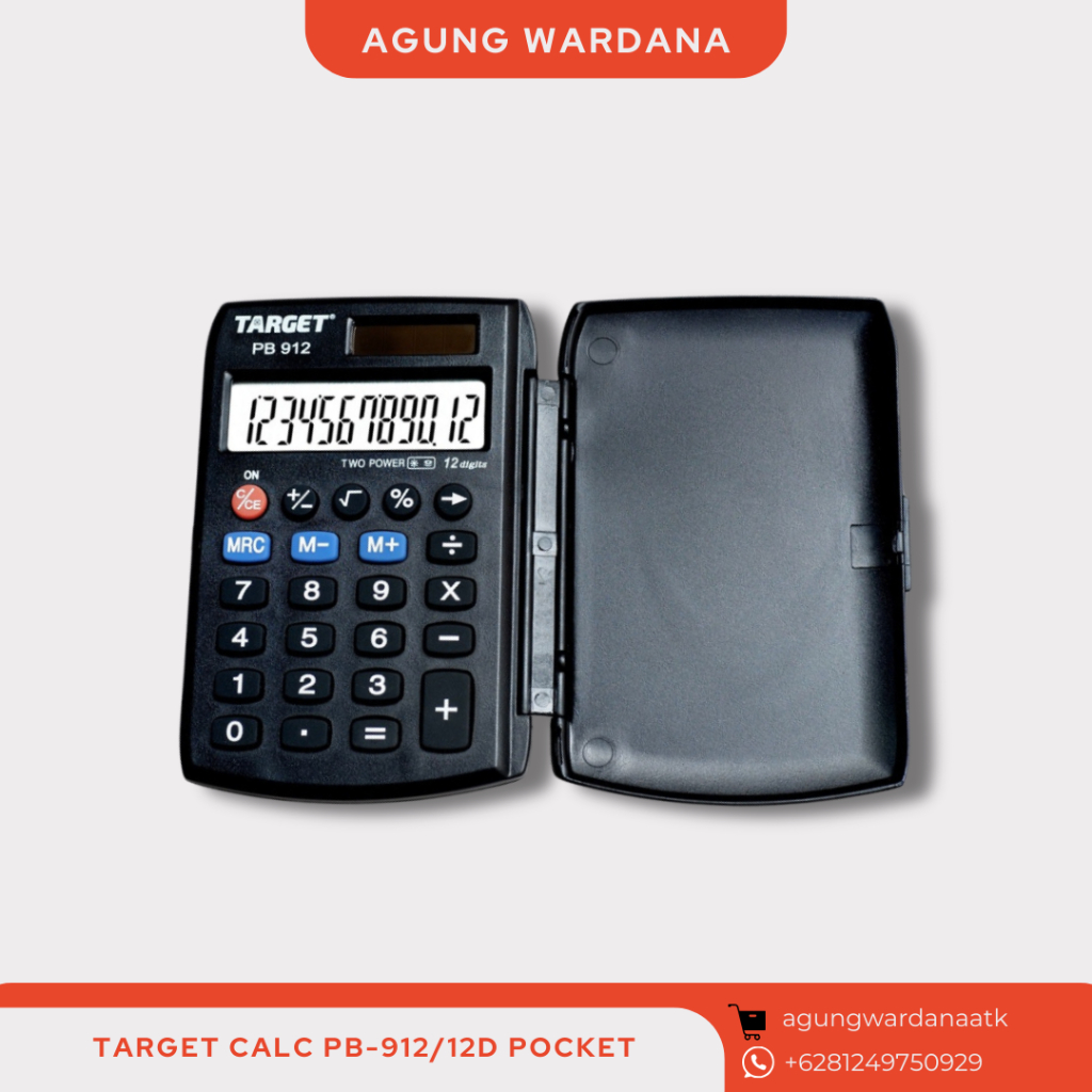 

KALKULATOR TARGET PB-912/12D POCKET