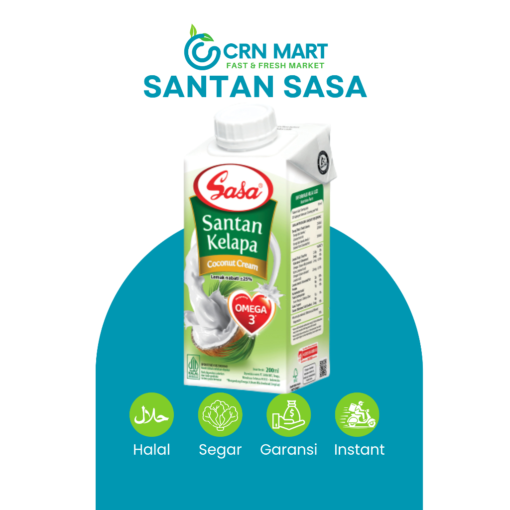 

CRN MART - Sasa Santan Cair Kemasan 200 ml