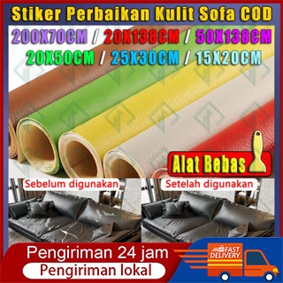 COD  20cm*15cm Lem impor yang kuat Sticker Leather Bahan Kulit Waterproof Import / Stiker Lapisan Ku