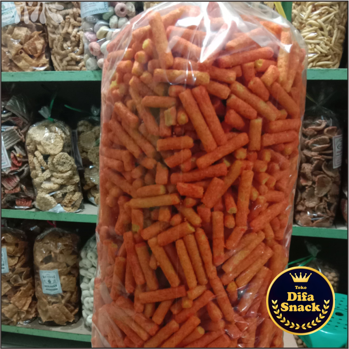 

500GRAM STIK DUO KILOAN STICK DUO RASA BALADO CEMILAN MURAH ISI BANYAK