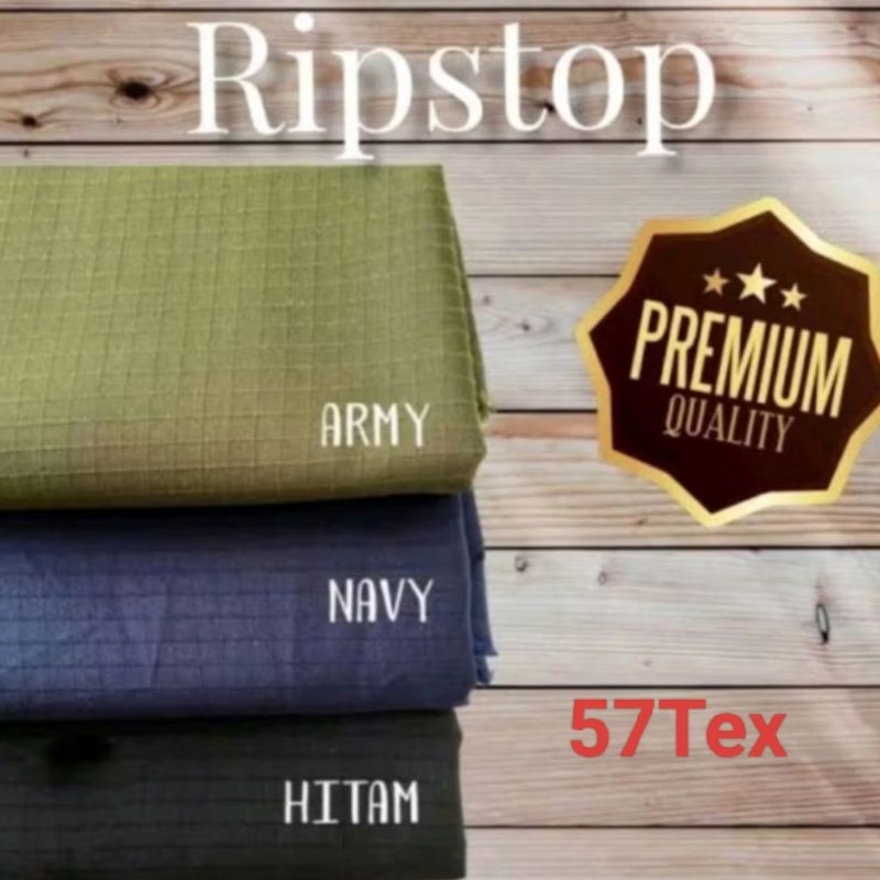 Kain Ripstop TR Katun / Bahan Ribstok / Kain Ripstok