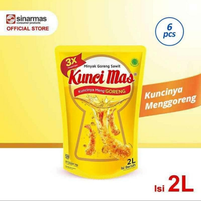 

Minyak Goreng Kunci Mas 2 Liter 1 Pcs