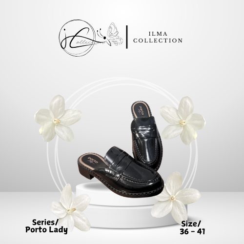 Porto Lady - Sepatu Pantofel Wanita Elegan