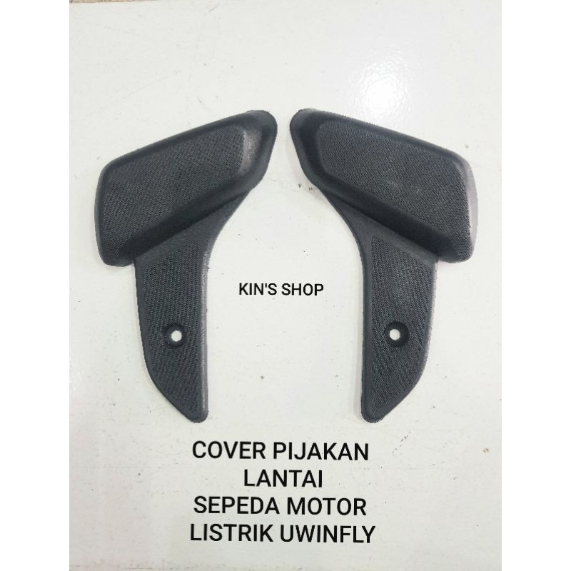 COVER PIJAKAN LANTAI COVER DEK KANAN & KIRI SEPEDA MOTOR LISTRIK UWINFLY T3 T3S T3S PRO ORIGINAL