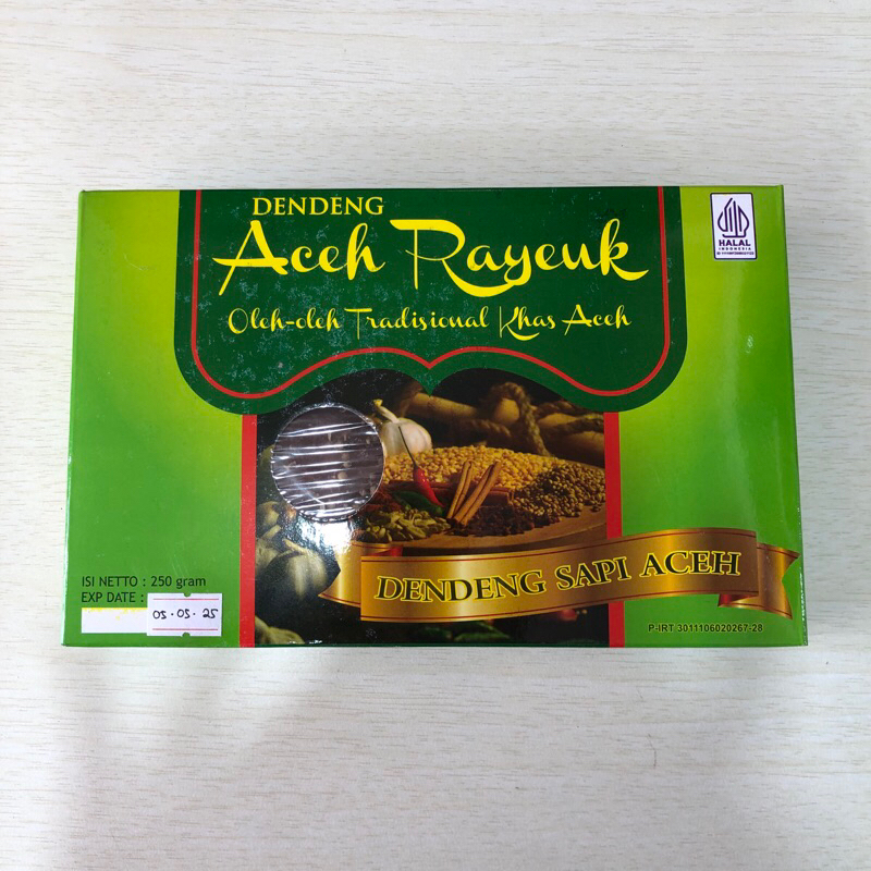 

Dendeng Sapi 250gr Aceh Rayeuk / Oleh-oleh Khas Aceh