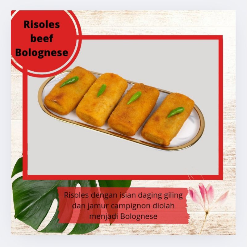 

risoles beef bolognese