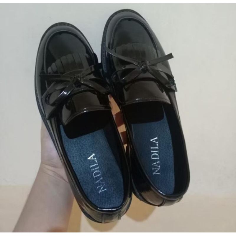 Pl ORI NADILASTUFF Sepatu Pita Docmart Sepatu Pantofel Sepatu Wanita