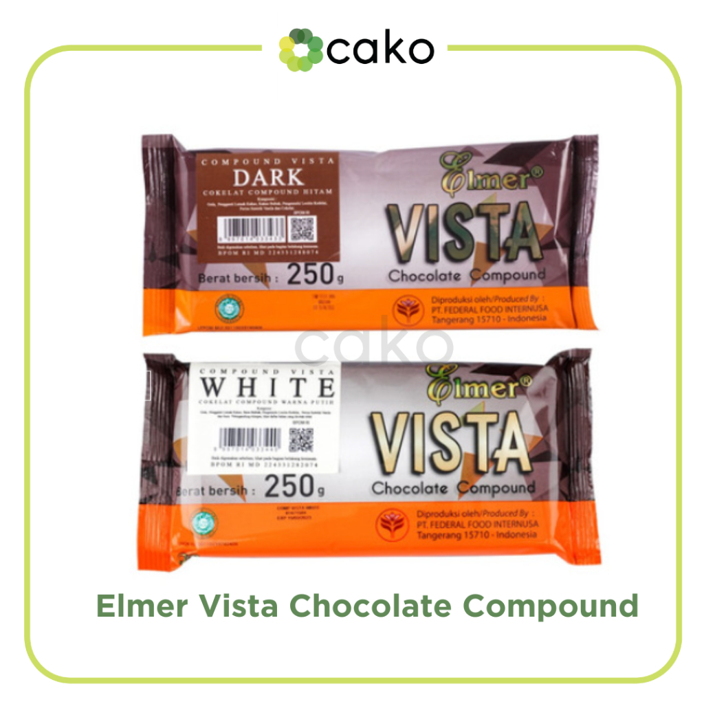 

Elmer Compound Vista Dark & White 250gr / Coklat Batang /Compound Block Coklat