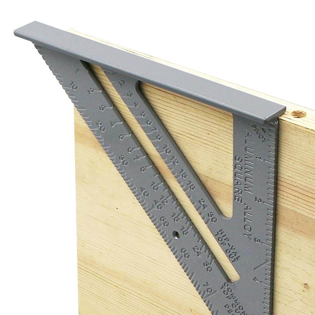 

RB Penggaris sudut Segitiga penggaris Aluminium Alloy alat pertukangan kayu Measurement Penggaris