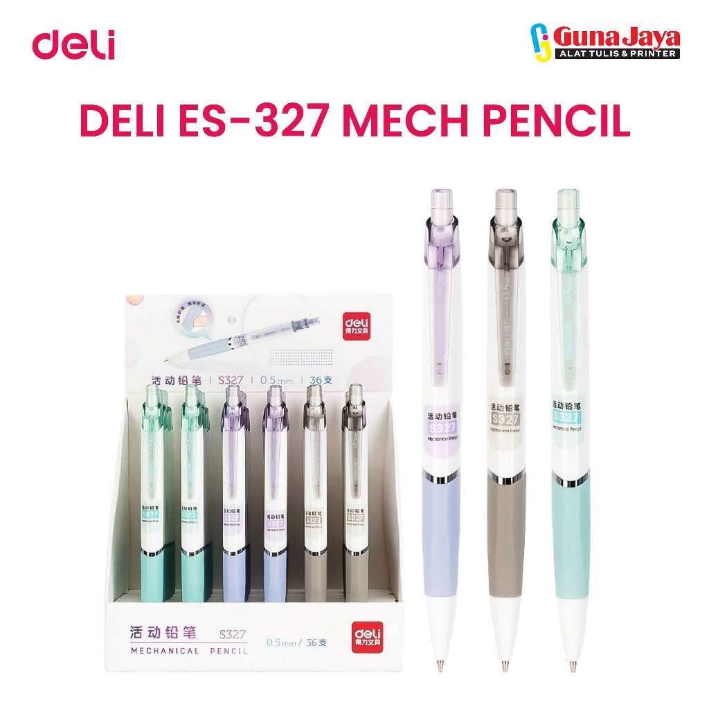 DELI ES-327 MECH PENCIL - Deli Pensil Cetek - Pensil Mekanik