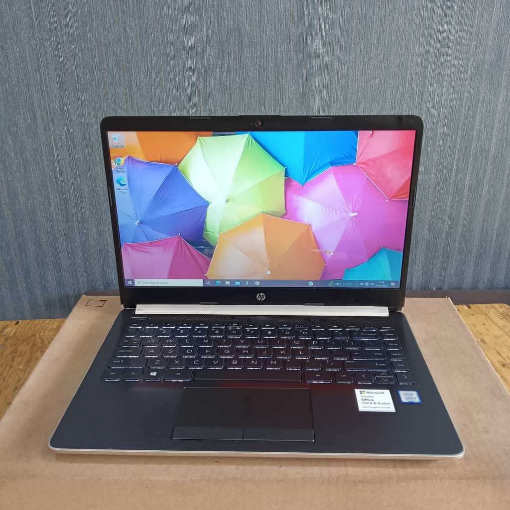 Laptop Hp 14s-CF0131TU, Core i3 - 8130U, 4/1Tb, #Backlight, , Black Gold