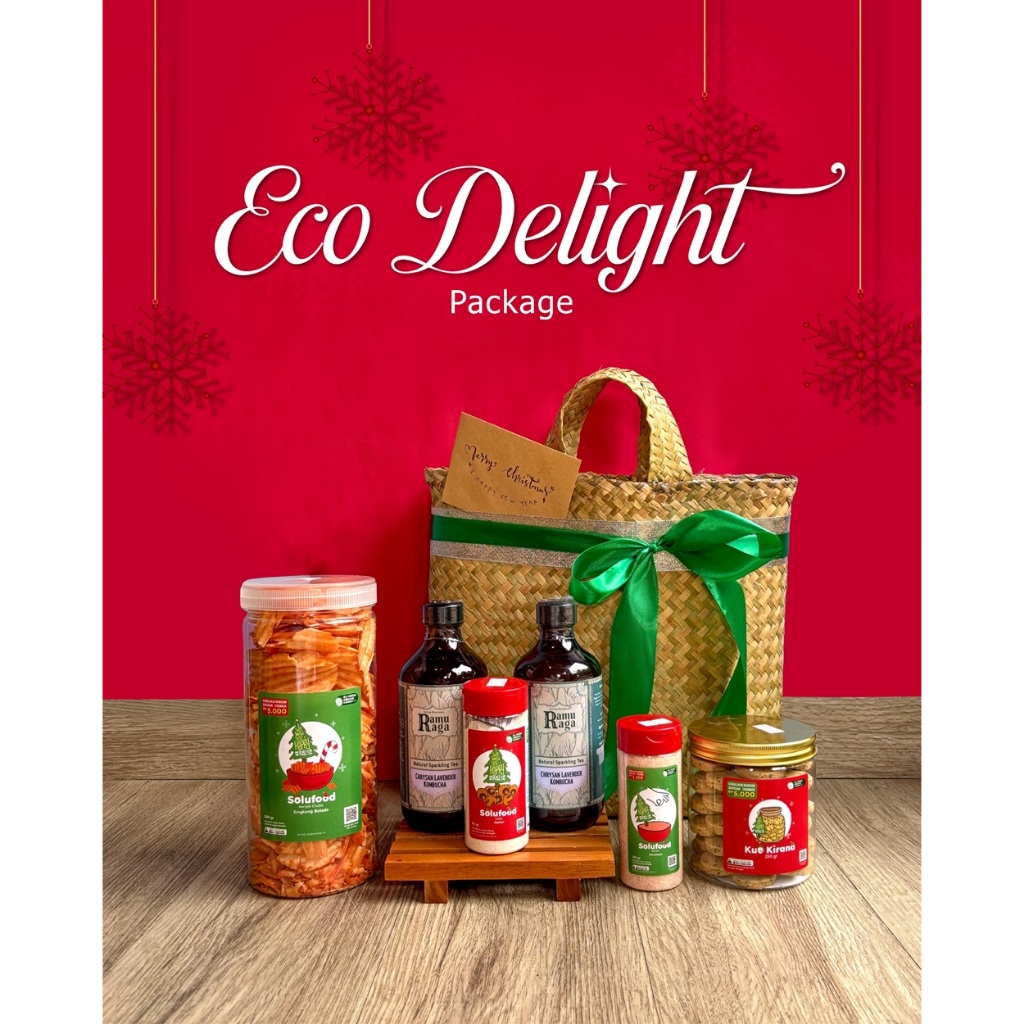 

Pre Order Hampers Eco Delight Package (Hampers Ramah Lingkungan Minim Sampah Kemasan)