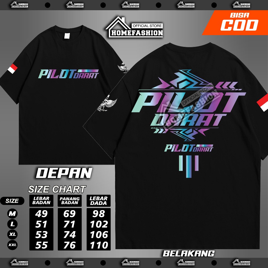 [HOT] KAOS PILOT DARAT V4 x PEJUANG KILOMETER NEW DESIGN