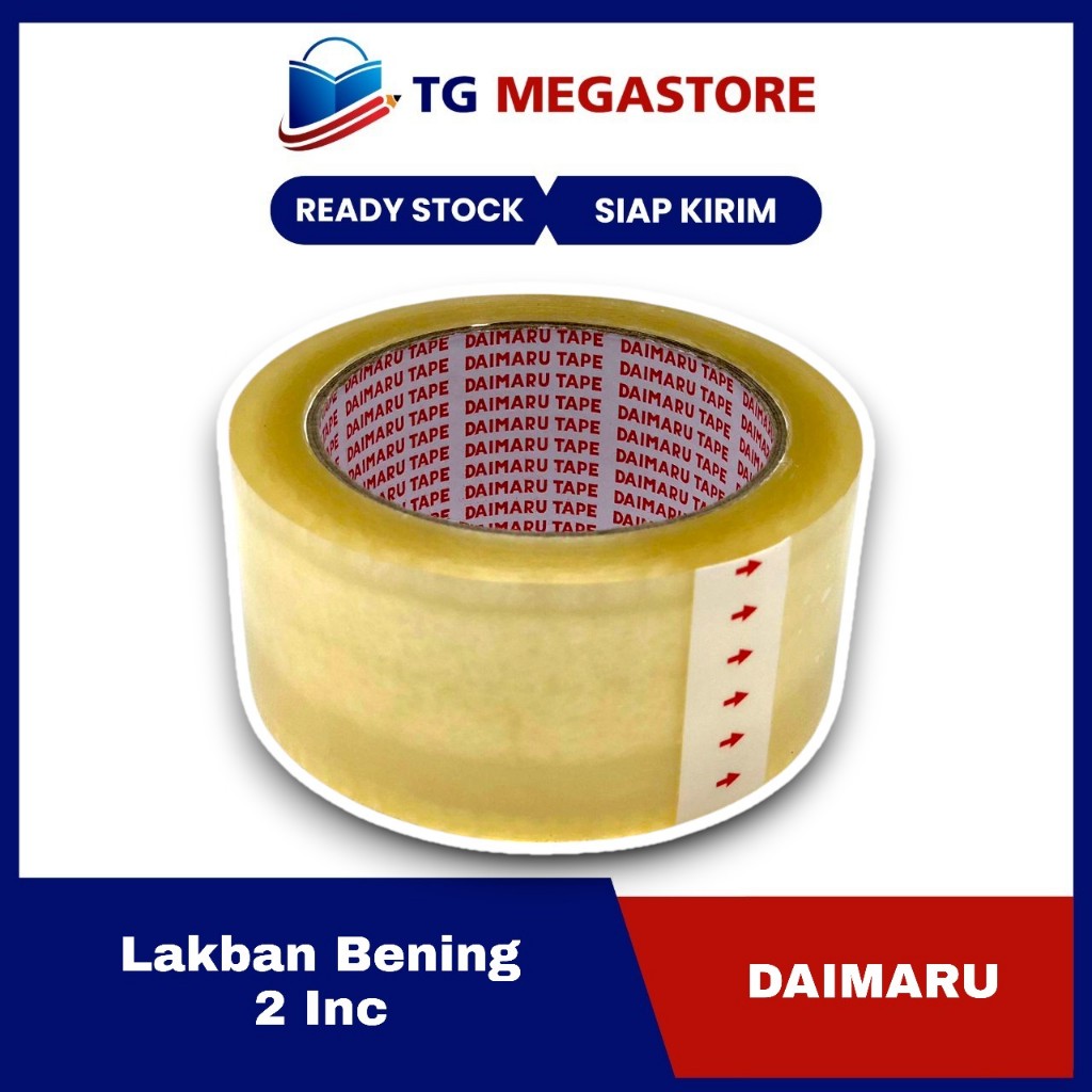 

Lakban Daimaru Bening 90 Yard 48 mm