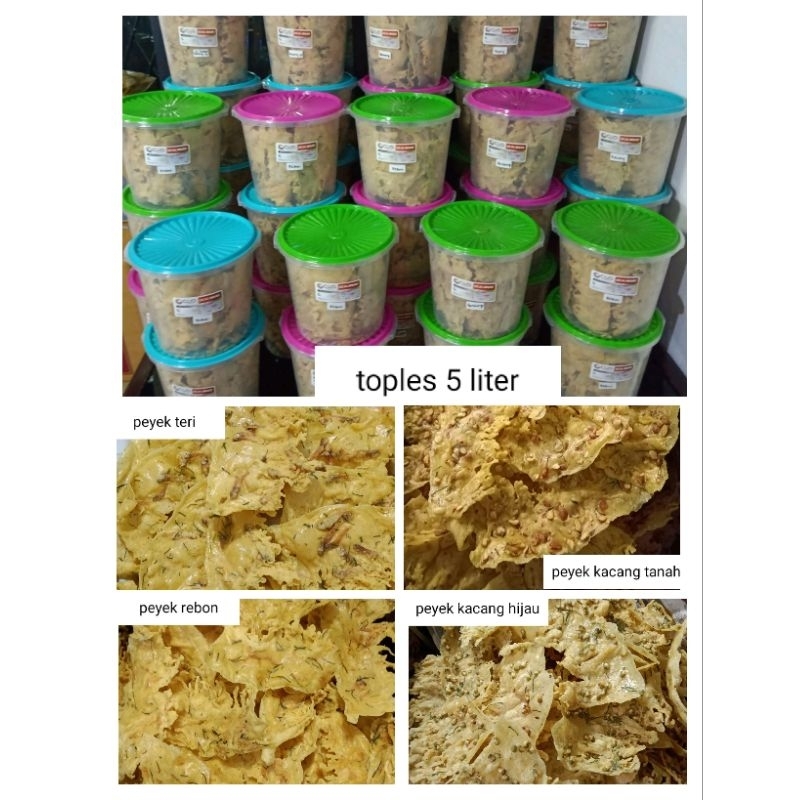 

Rempeyek Toples 5lt