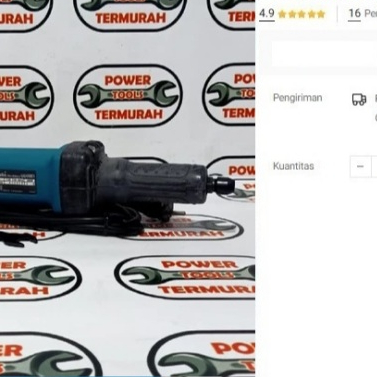 

Mesin Gurinda Botol GD 0601 Makita Die Grinder GD0601