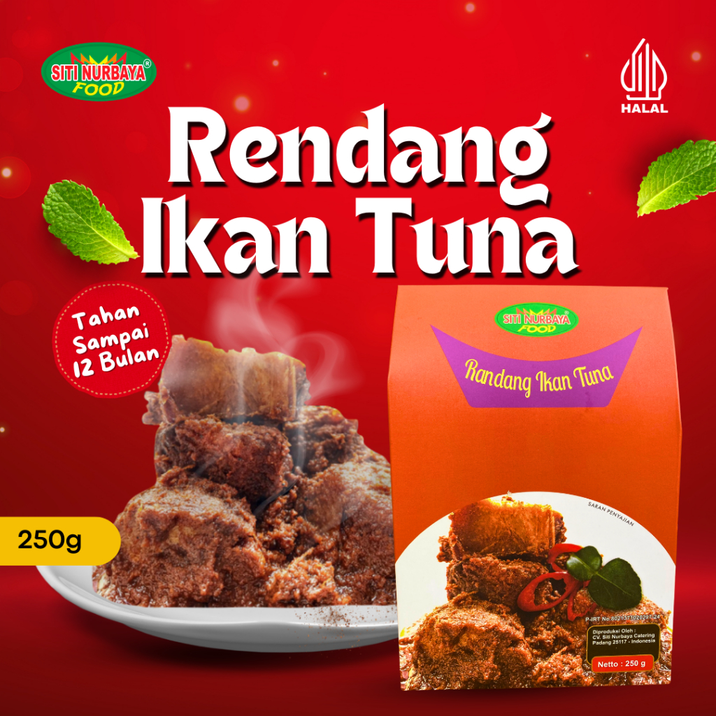 

Rendang Ikan Tuna Siti Nurbaya Food 250 gram