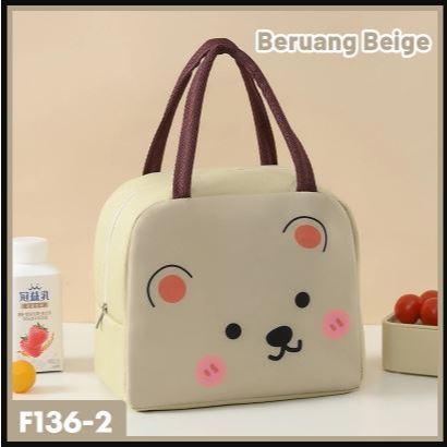 Tas Bekal Makanan Karakter Tas Tempat Makan Pendingin Portabel Lunch Bag Tas Bontot Anak Sekolah