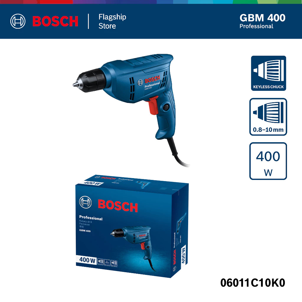 BOSCH MESIN BOR GBM 400