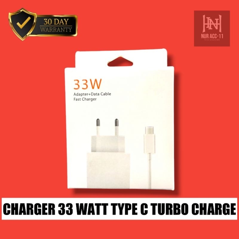 Charger XMI 33 Watt Redmi Note 9 Pro Note 10 Note 10 Lite 10 Pro Type C Turbo Charge