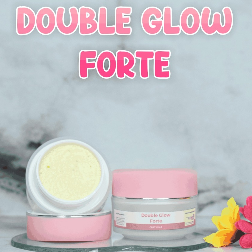 DOUBLE GLOW FORTE 10gr - krim malam glow whitening