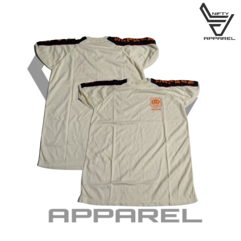 KAOS OBLONG SATPAM VAVING CREAM TERBARU KAOS OBLONG SATPAM VAVING COKLAT OBLONG SATPAM KOMBINASI COK