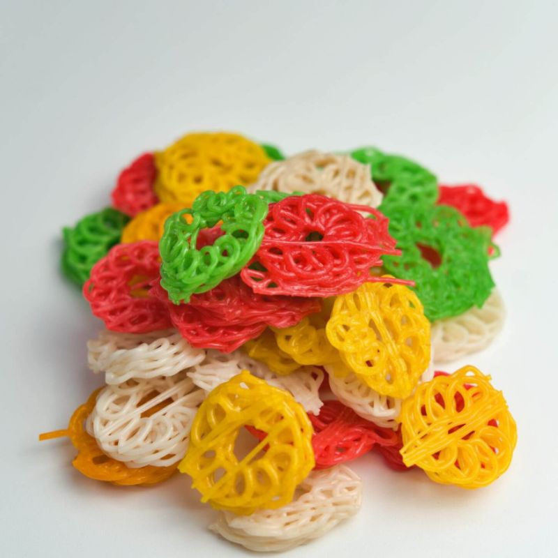 

krupuk mentah mawar warna warni 250gr / 500gr / 1kg krupuk mawar renyah