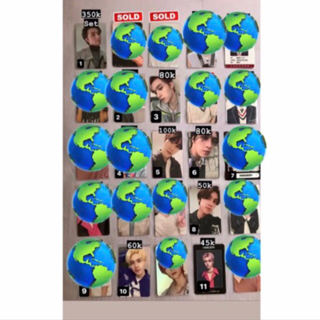 HENDERY PHOTOCARD PC HENDERY WAYV