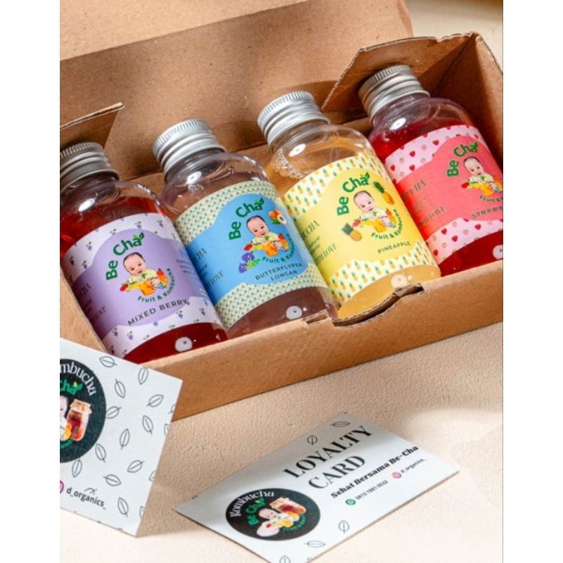 

Paket Kombucha Buah 4x100cc