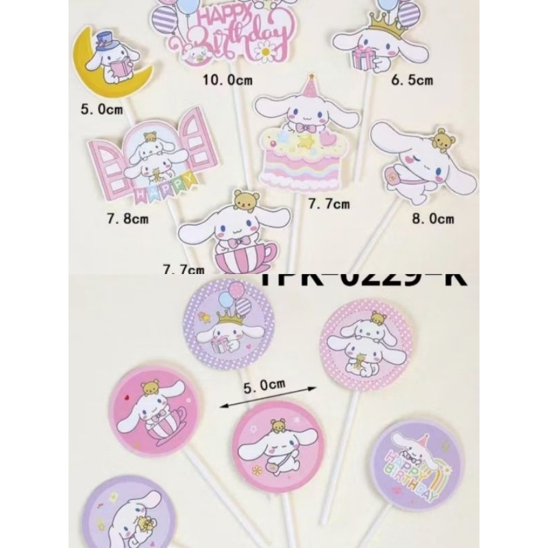 topper cake topper kuromi melody Cake topper pompompurin melody Kuromi cinnamonroll cinnamon roll