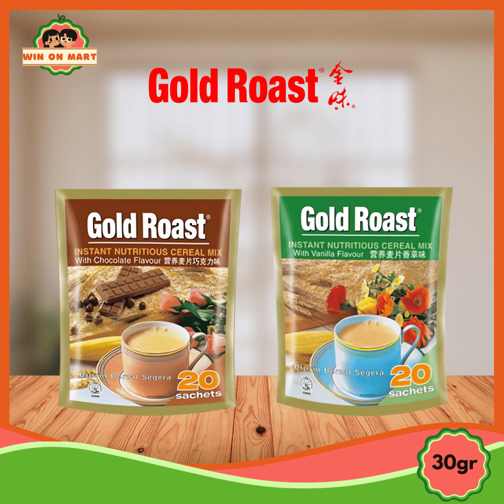 

Minuman Sereal | Gold Roast Cereal 30gr | Vanila | Coklat [20 Sachet]