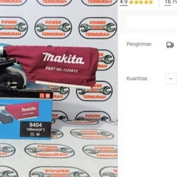

Mesin Amplas 9404 Makita Belt Sander 9404