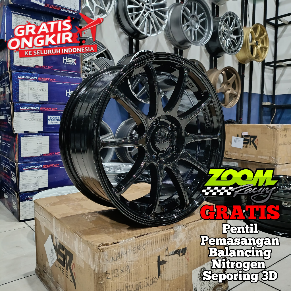 Velg Mobil HSR Indy Ring 18 Untuk Xpander, Terios, Rush, Camry, Civic, New Avanza, Yaris Cross