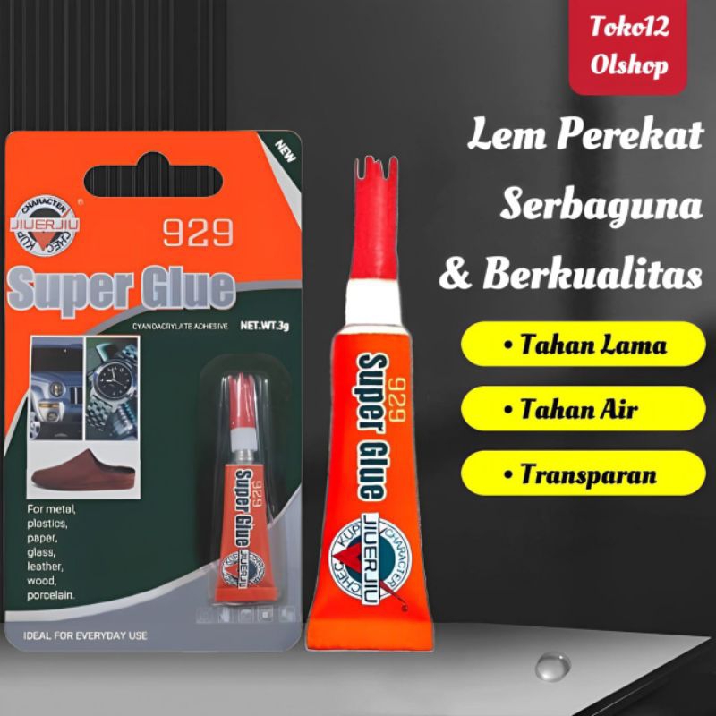 

Lem Korea Power Super Glue Instant / Perekat Perbaikan Tas Sepatu Cairan Transparan Penambal