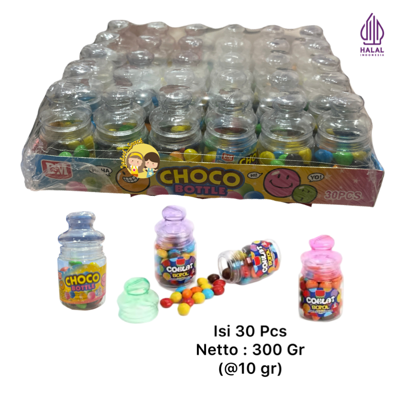 

GROSIR - COPLES COKELAT BOTTLE TOPLES 30 X 10 Gr Rasa Cokelat Crispy by Jadoel_Snack