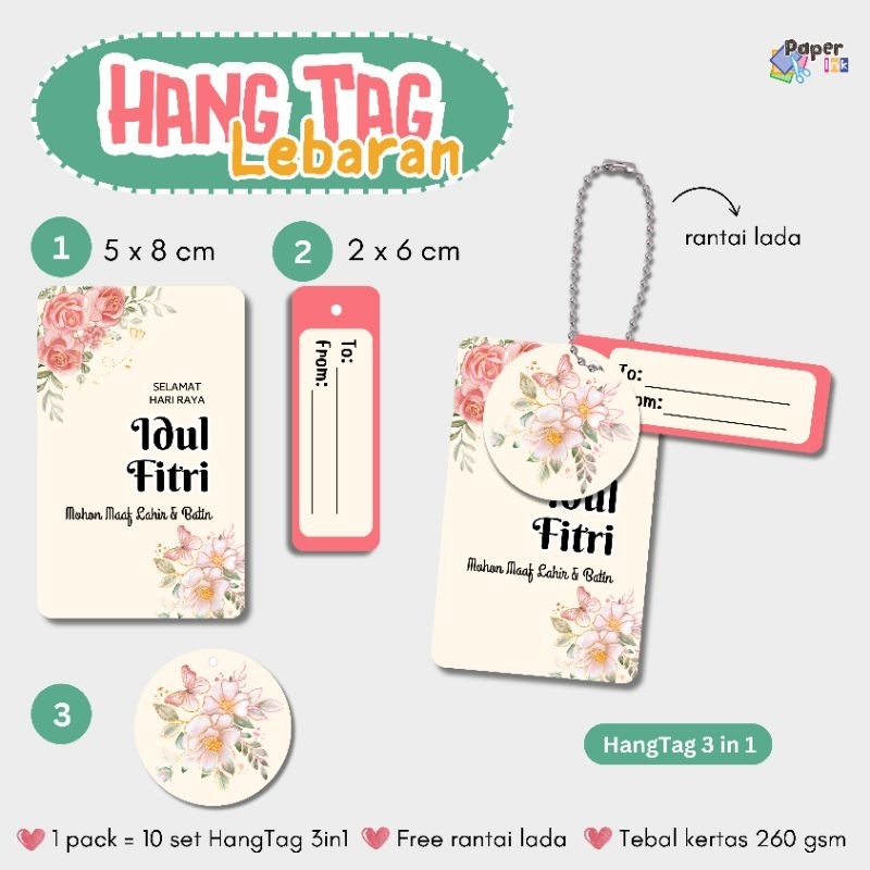 

HangTag 3 in 1, Edisi Lebaran (harga untuk 1 pcs)