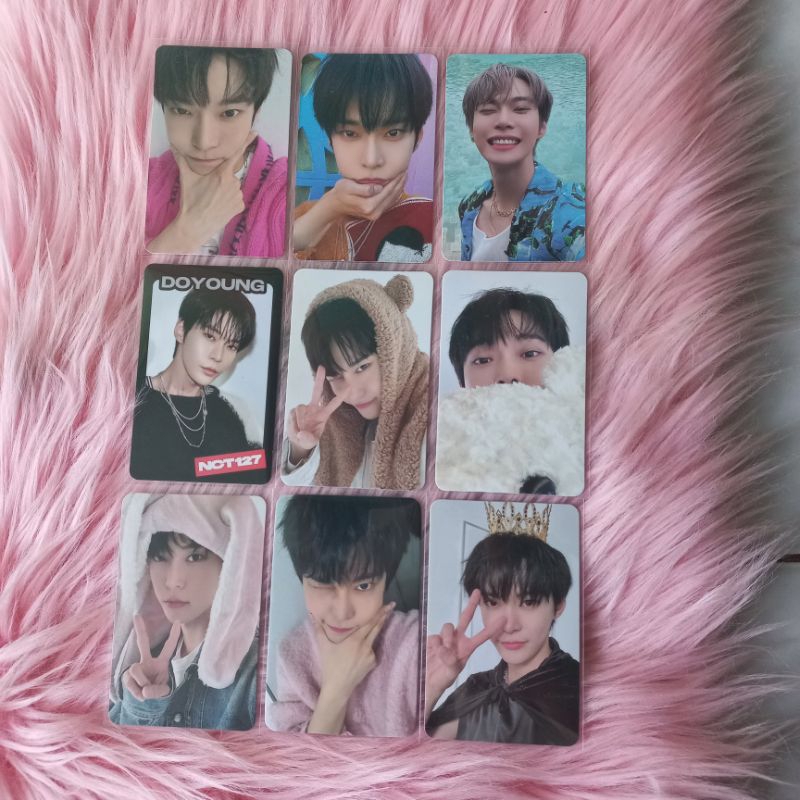 Official Photocard Doyoung Ayyo Djj Konsep Black Ayyo Nct Doyoung Tgu Beruang Boneka Bunny Doyoung Y